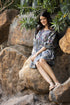 MULMUL KAIRI KALEIDOSCOPE BLOCK PRINTED MINI DRESS MULMUL KAIRI KALEIDOSCOPE BLOCK PRINTED MINI DRESS